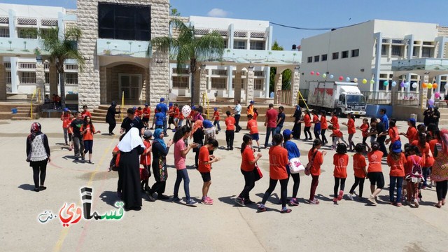 كفرقاسم : اليوم الرياضي في مدرسة الاوئل الدينية بمشاركة رئيس البلدية المحامي عادل بدير 